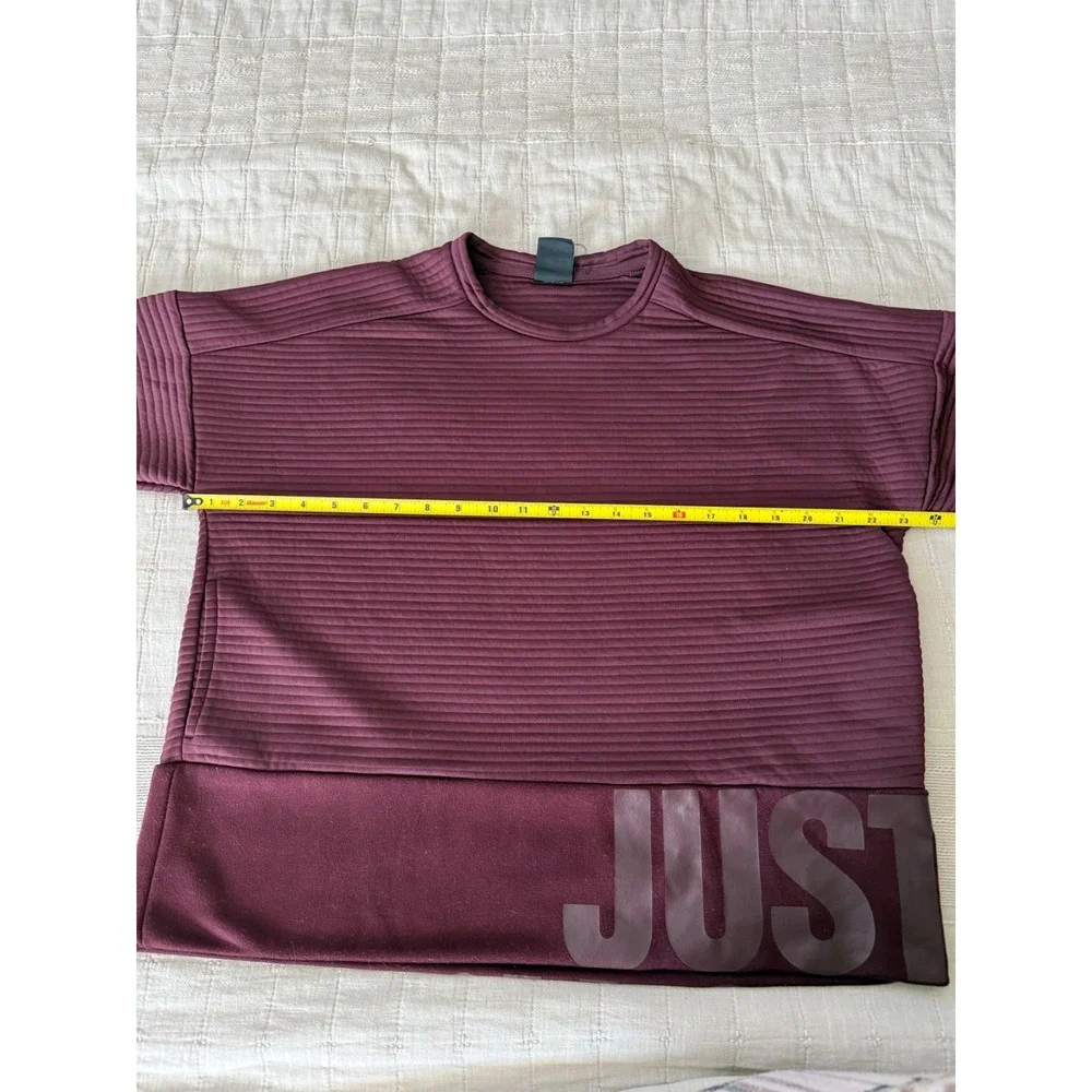 Nike Dri-Fit Training  long sleeve ribbed sweatshirt size M Oversized Boxy Fit